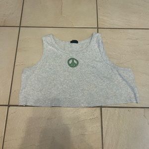 Pacsun Peace Sign Top